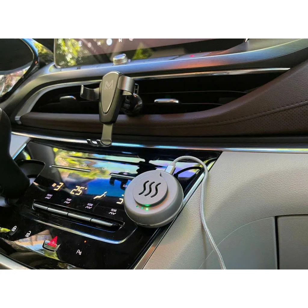 Mini Agarwood Car Burner – USB Oud Diffuser for Car (1-Month Warranty | Full Set)